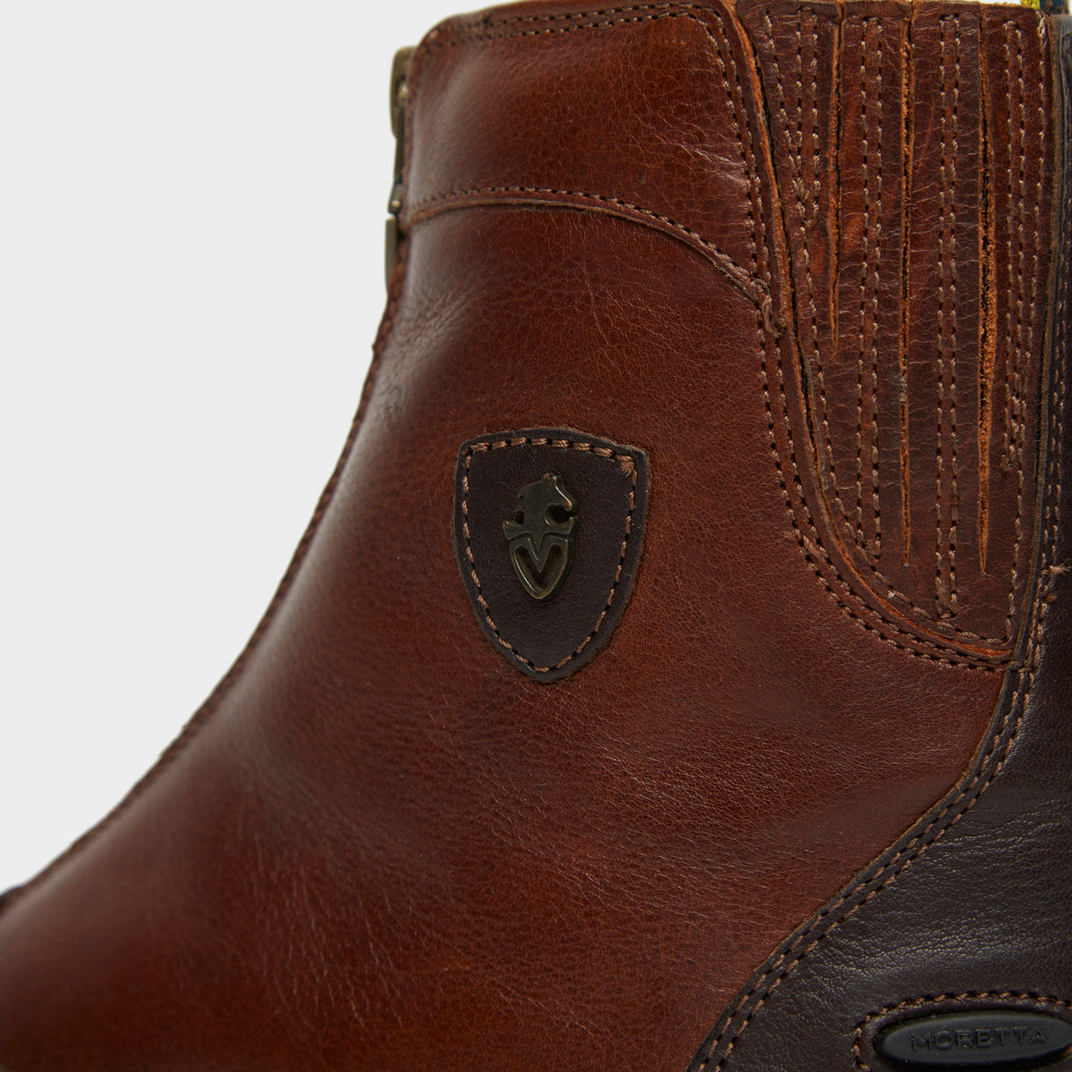 Womens Viviana Zip Paddock Boots Chestnut