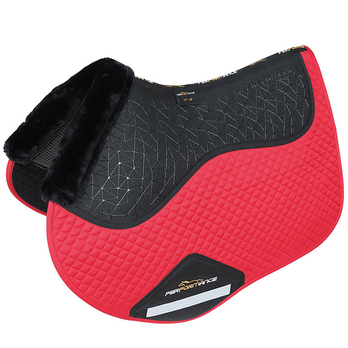 Performance Fusion Jump Saddle Pad Deep Red