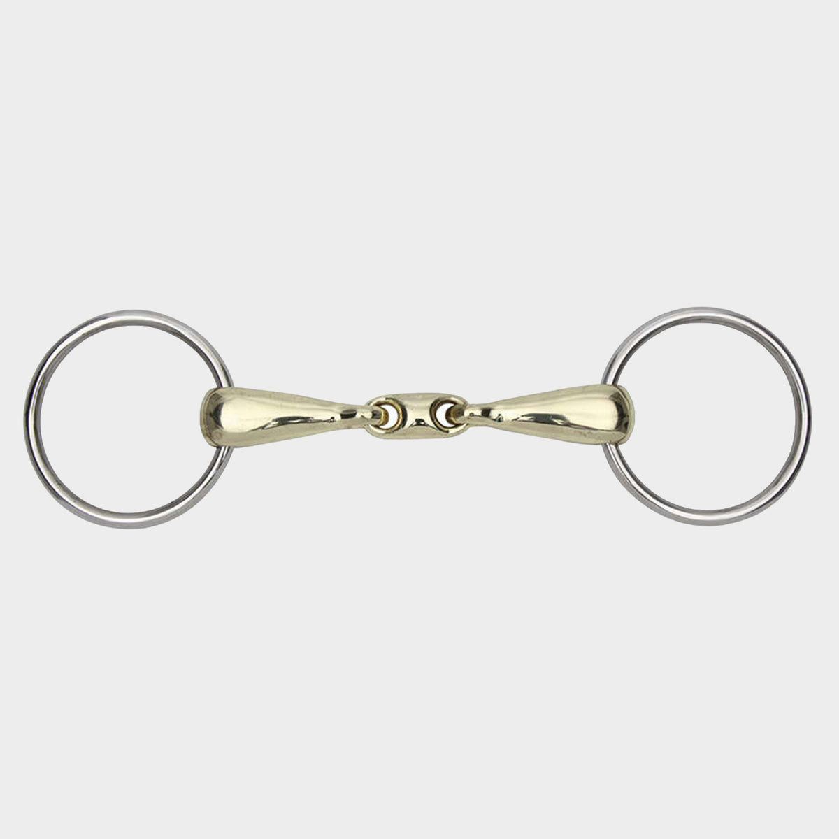 Brass Alloy Training Bit Loose Ring Snaffle 14mm Mouthpiece