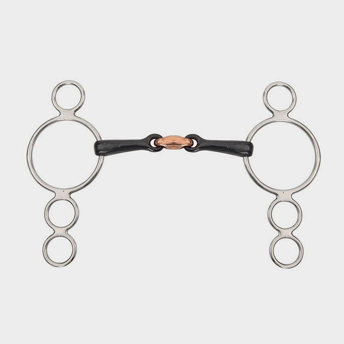 Copper Lozenge Sweet Iron Three Ring Dutch Gag