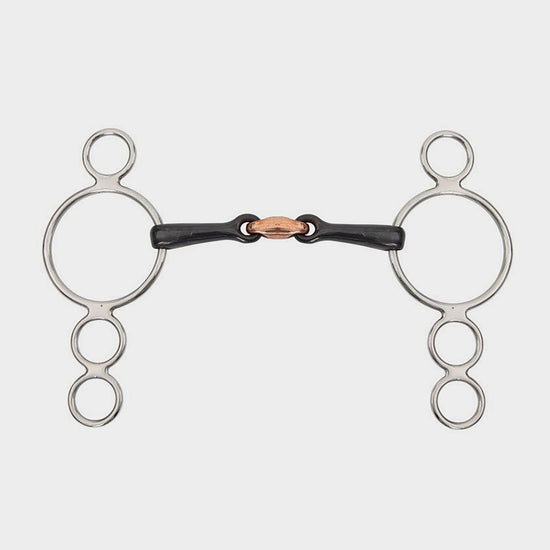 Copper Lozenge Sweet Iron Three Ring Dutch Gag