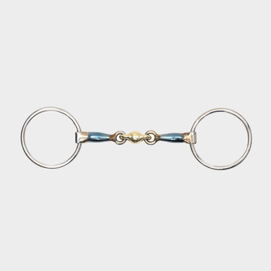 Copper Lozenge Sweet Iron Loose Ring Snaffle