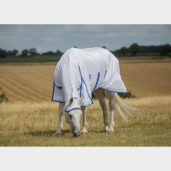 Highlander Plus Fly Sheet Combo Neck Rug White