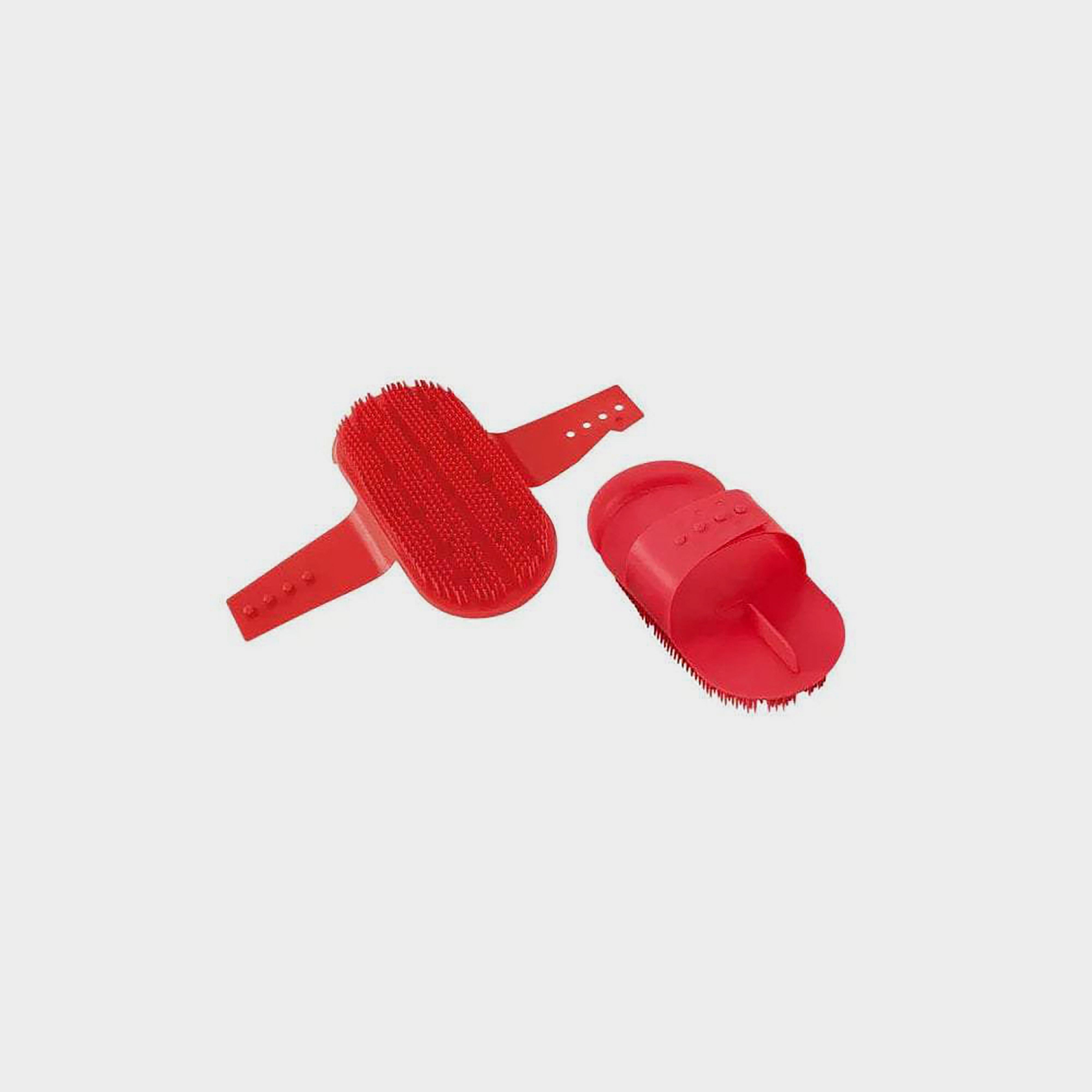 Plastic Curry Comb Red