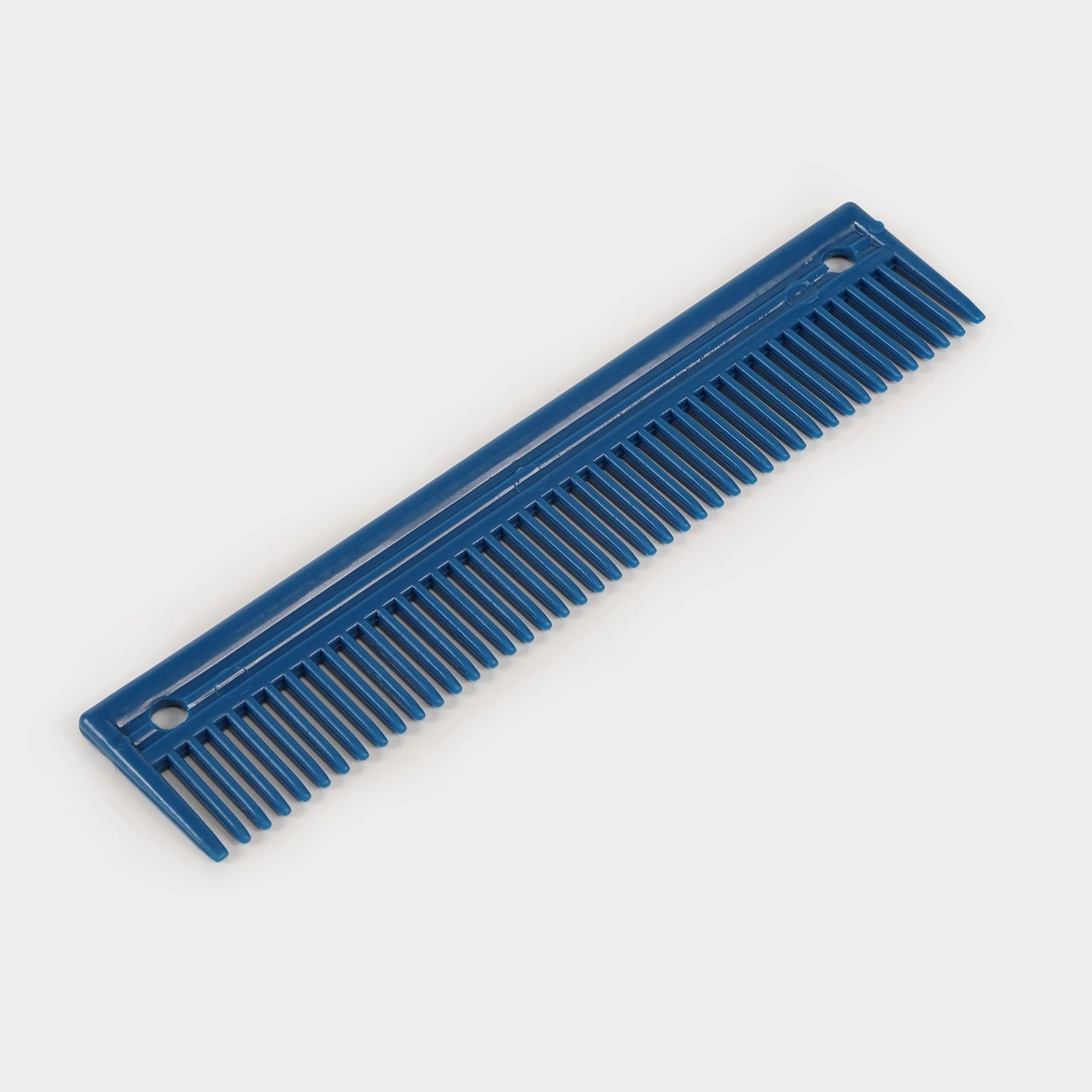 Giant Plastic Mane Comb Blue