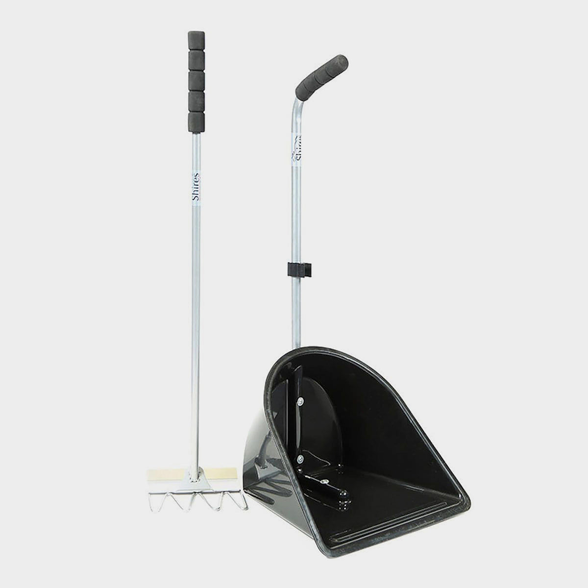Shires Manure Scoop Tall Handle Black