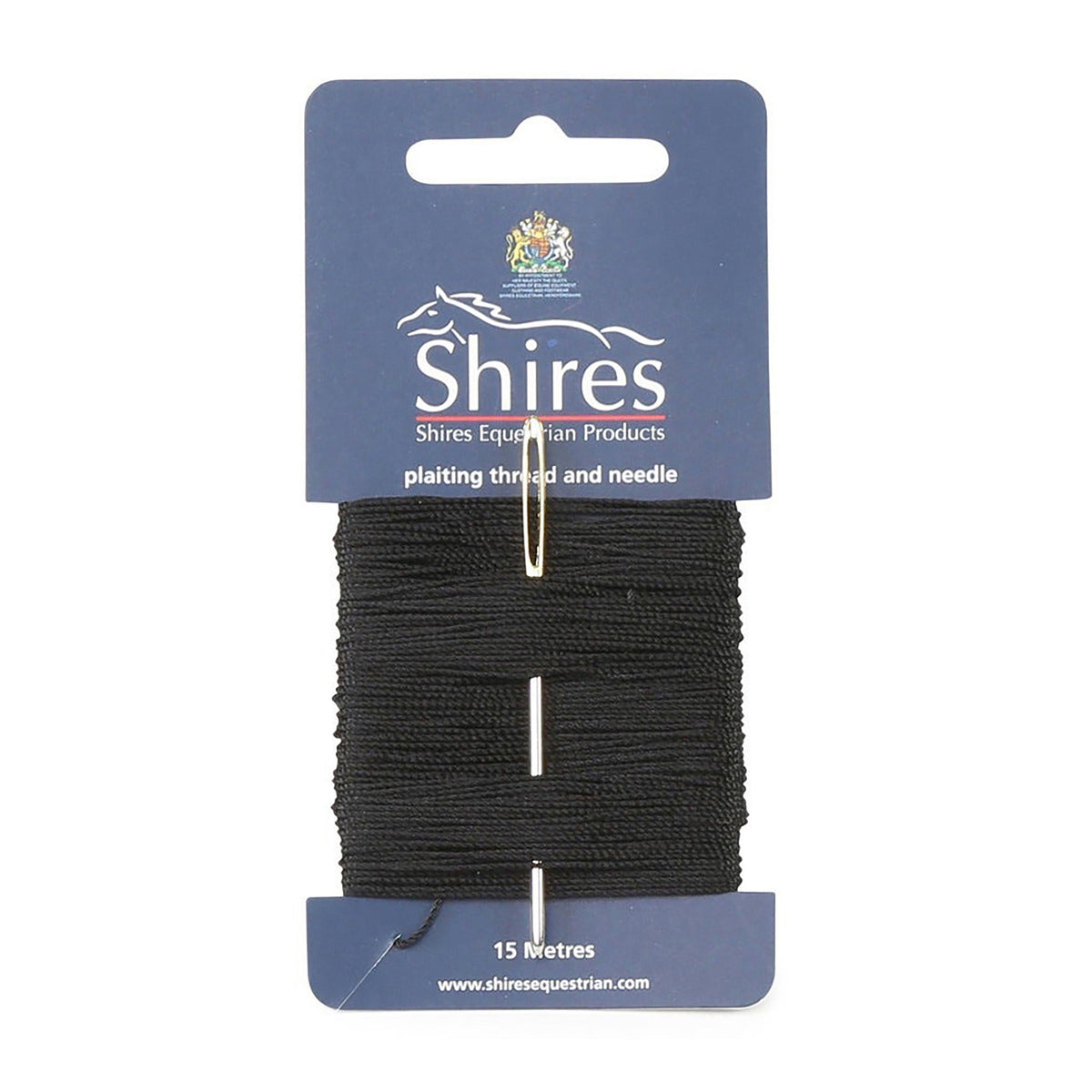 Plaiting Thread Card Black