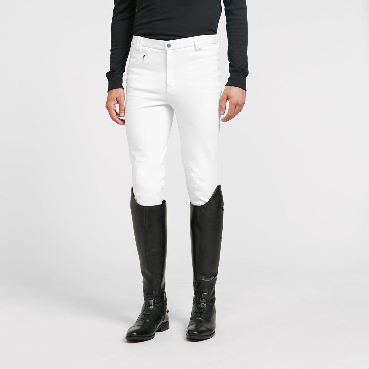 Mens SaddleHugger Breeches White