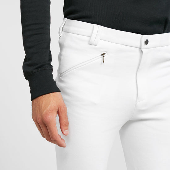 Mens SaddleHugger Breeches White