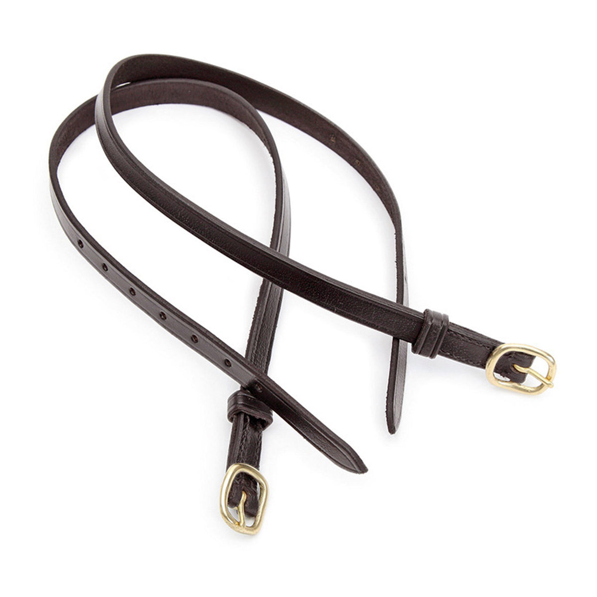 Childs Leather Spur Straps Havana