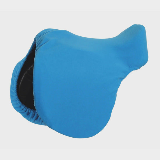 Fleece Saddle Cover Bright Blue