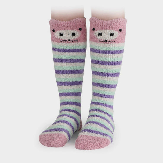 Adult Fluffy Socks Pig