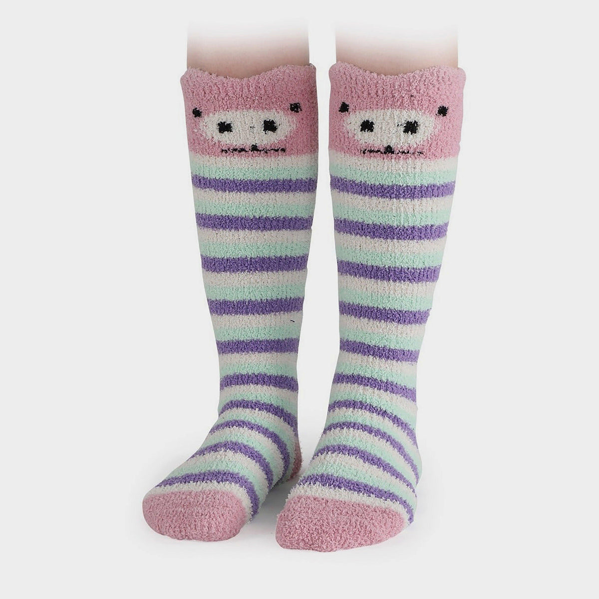 Adult Fluffy Socks Pig