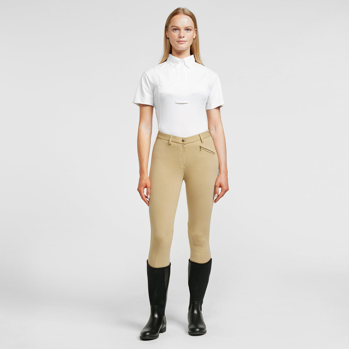 Womens Saddlehugger Breeches Beige