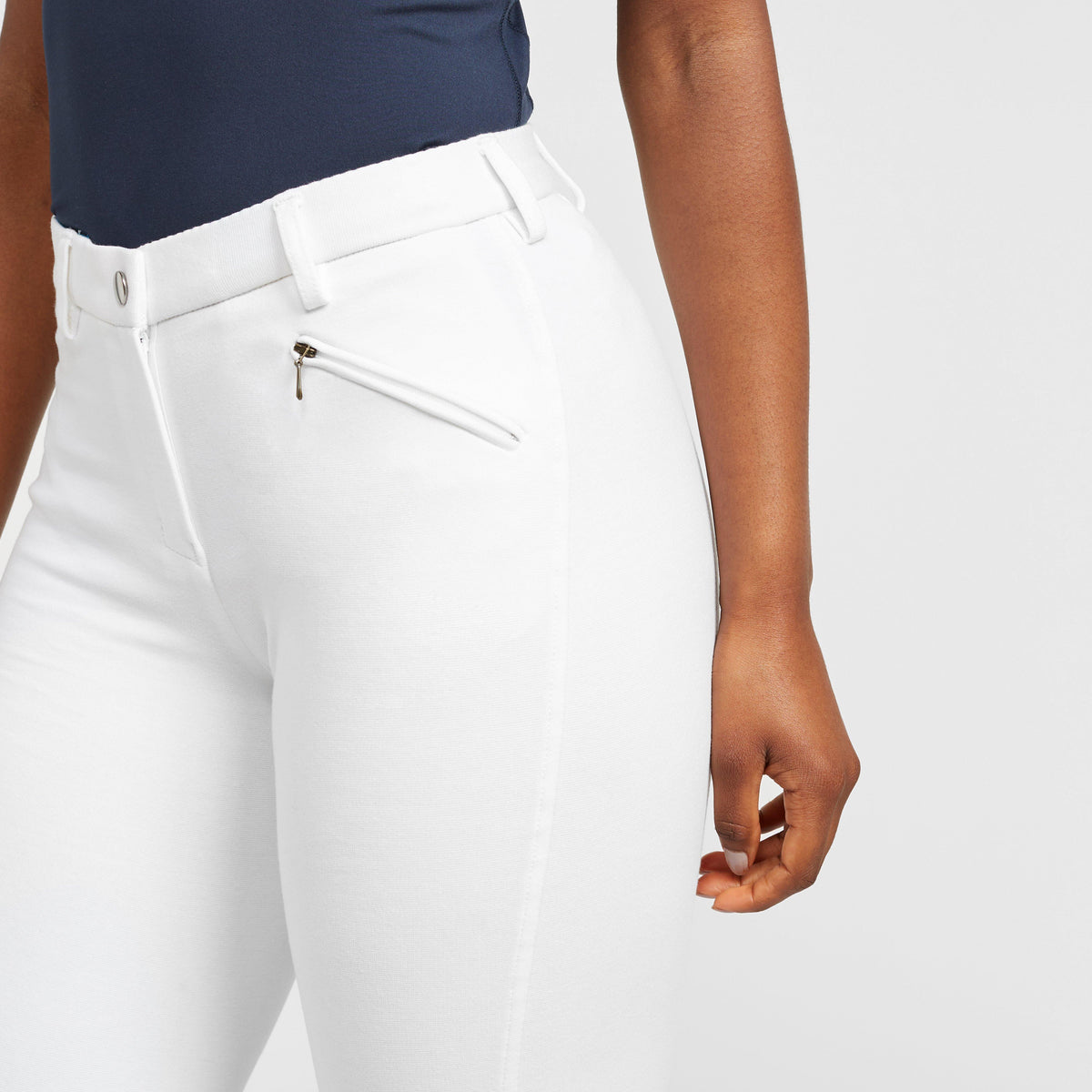 Womens Saddlehugger Breeches White