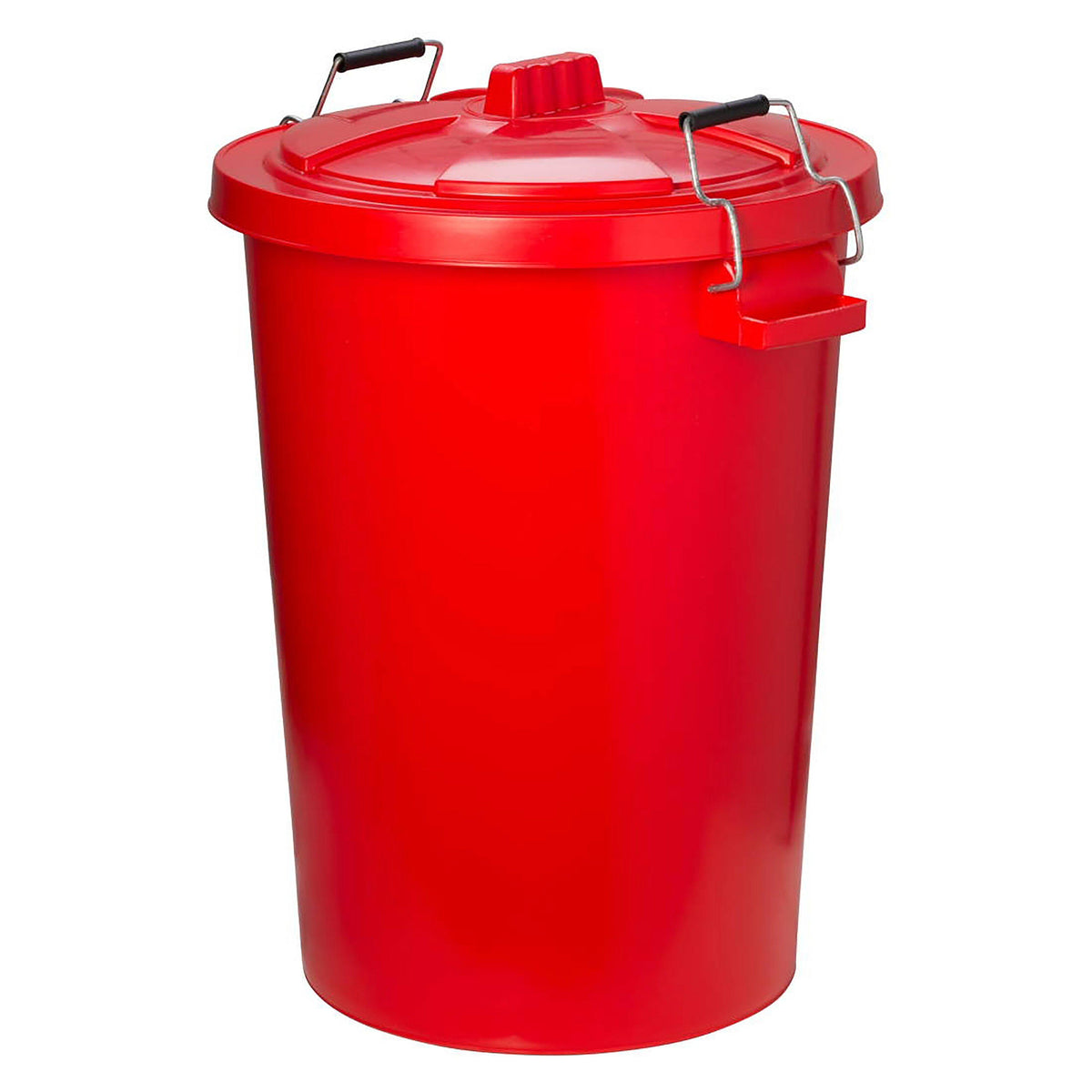 ProStable Dustbin and Lid Red