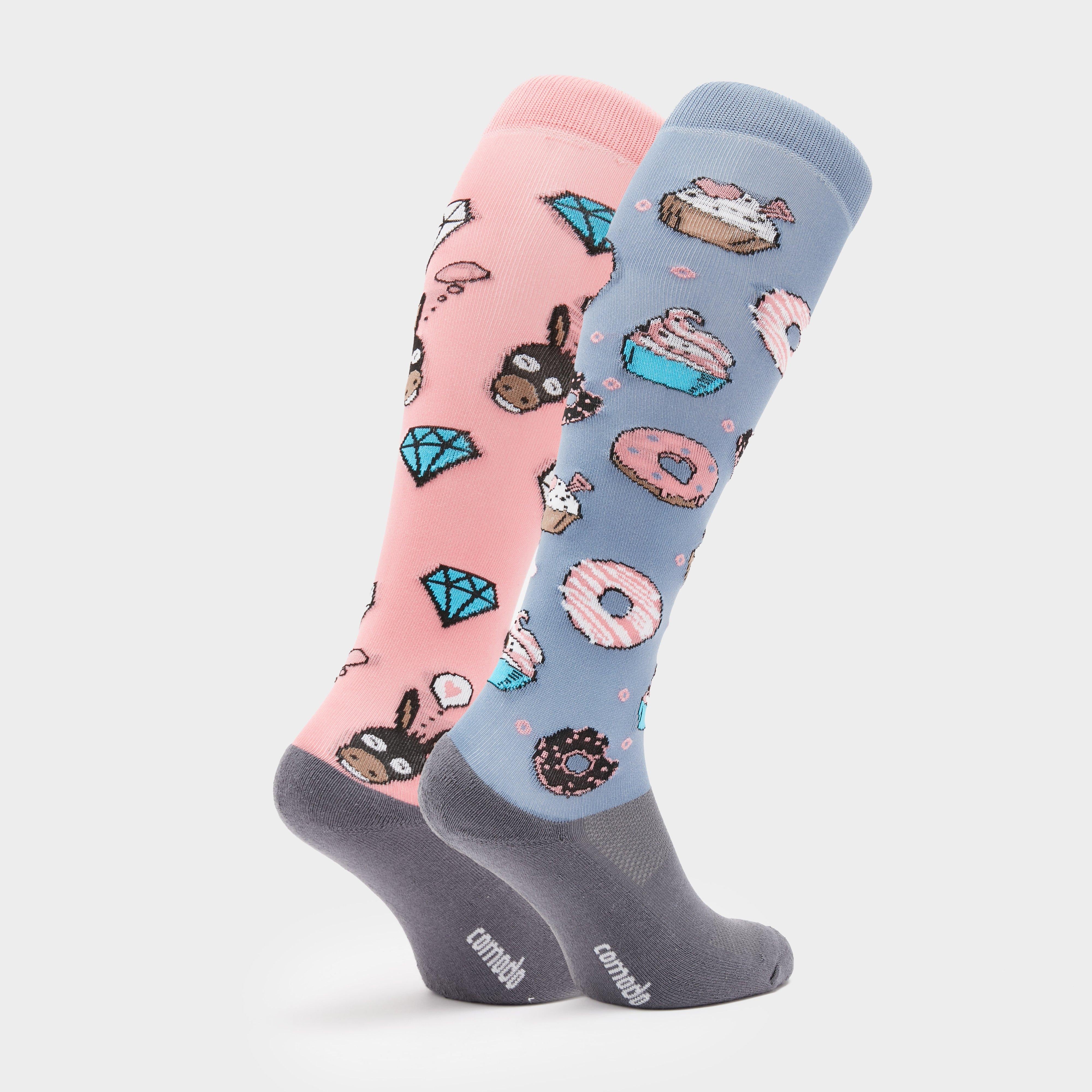 Kids Novelty Socks Donkey Doughnuts