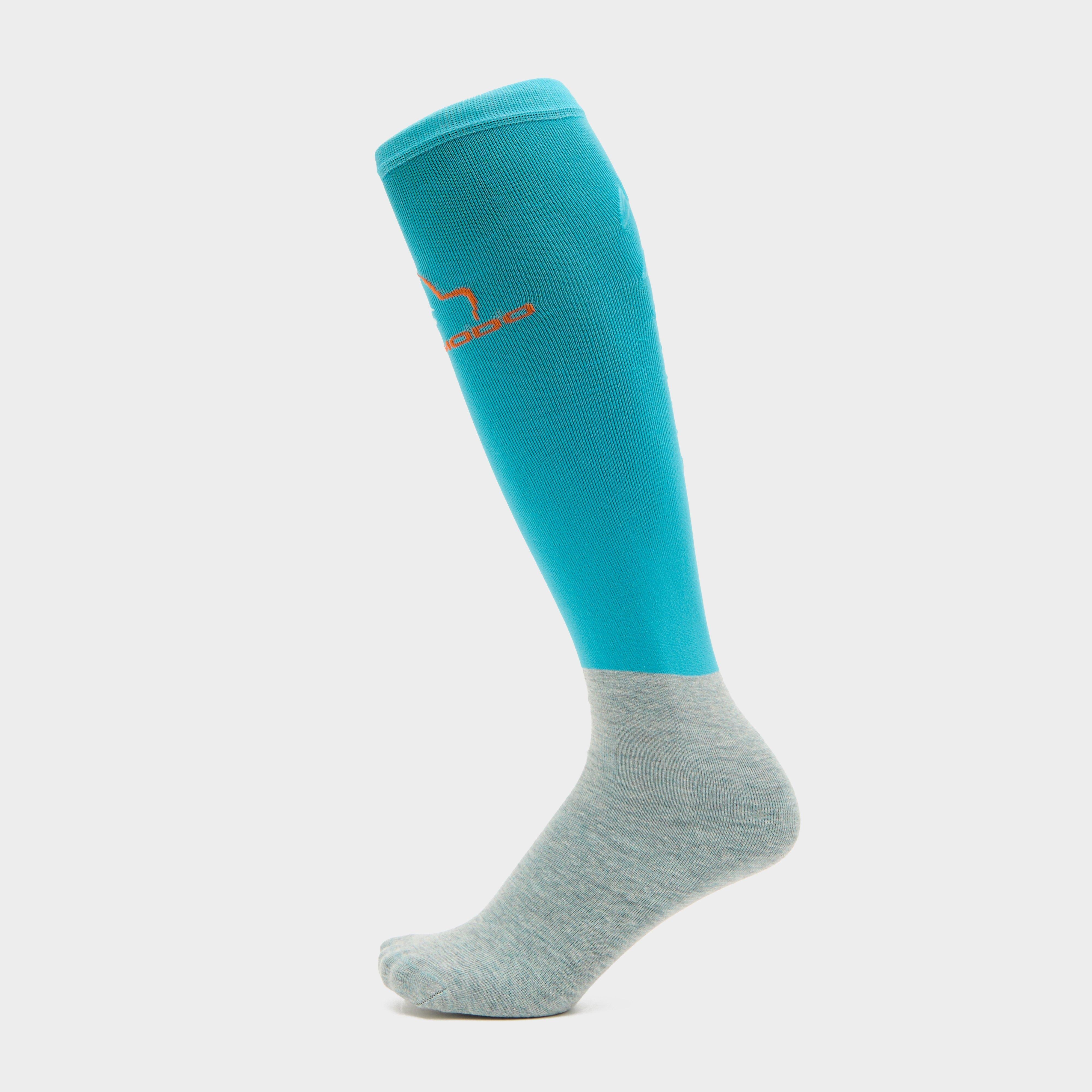 Adults Silicone Grip Socks Turquoise