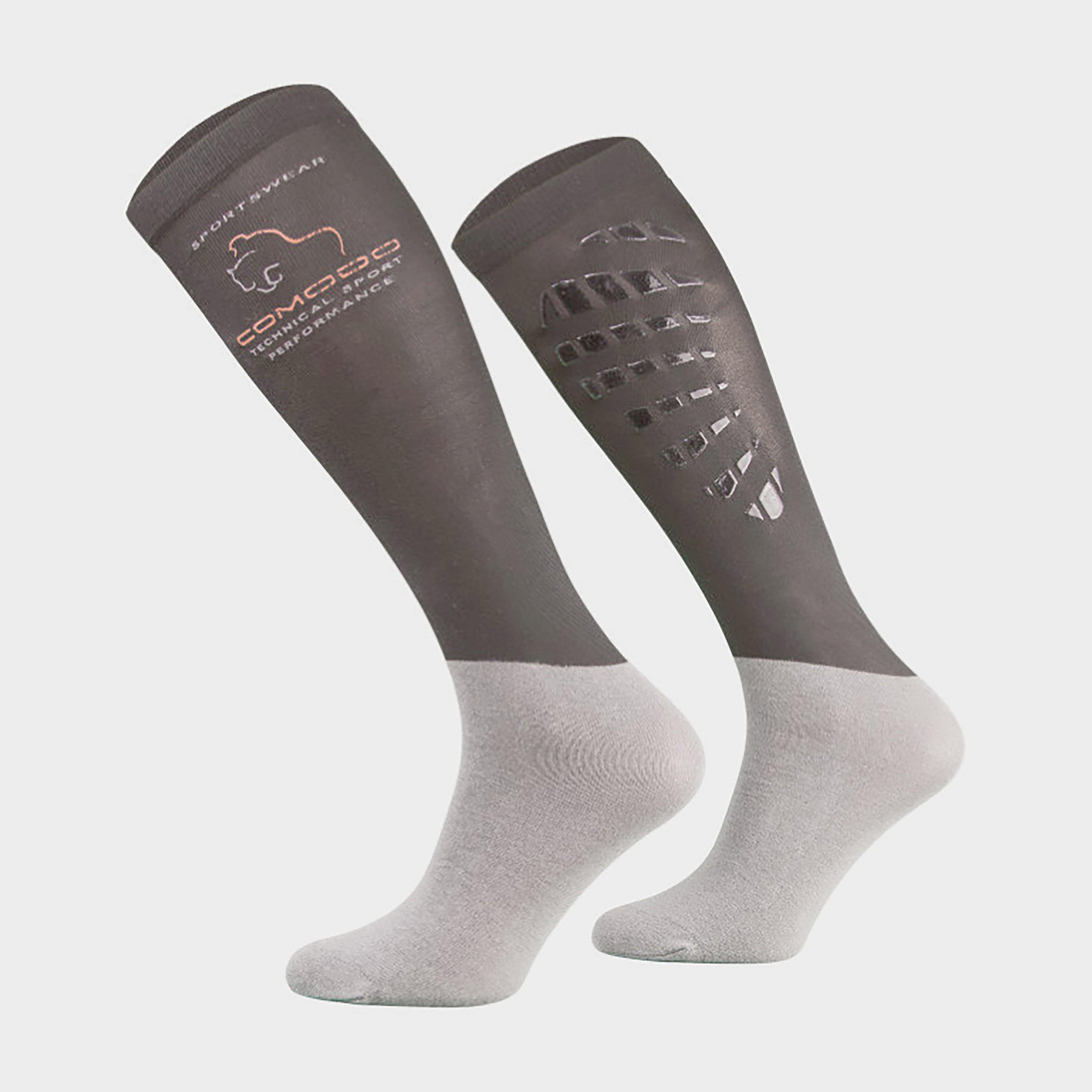 Kids Silicone Grip Socks Anthracite