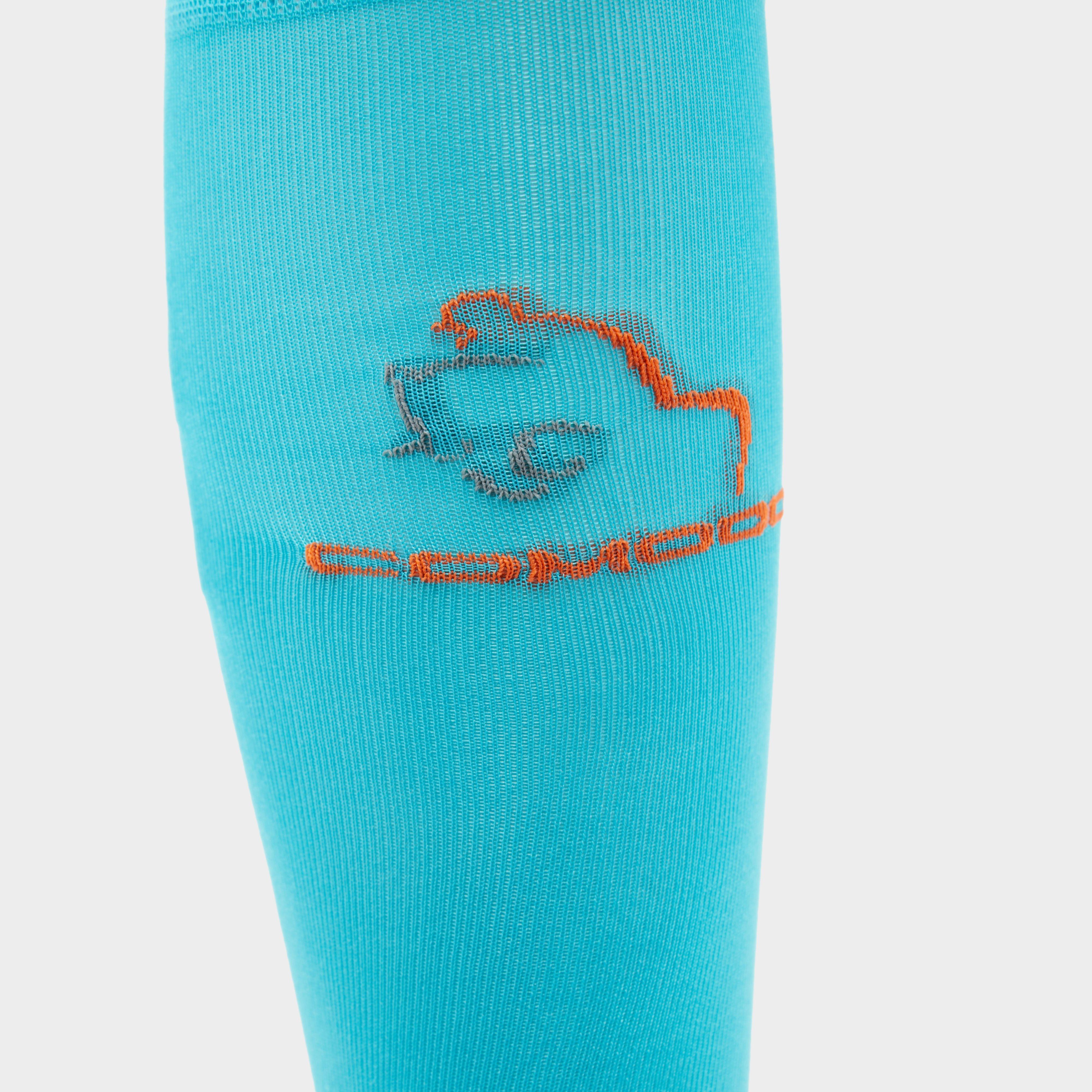 Kids Silicone Grip Socks Turquoise