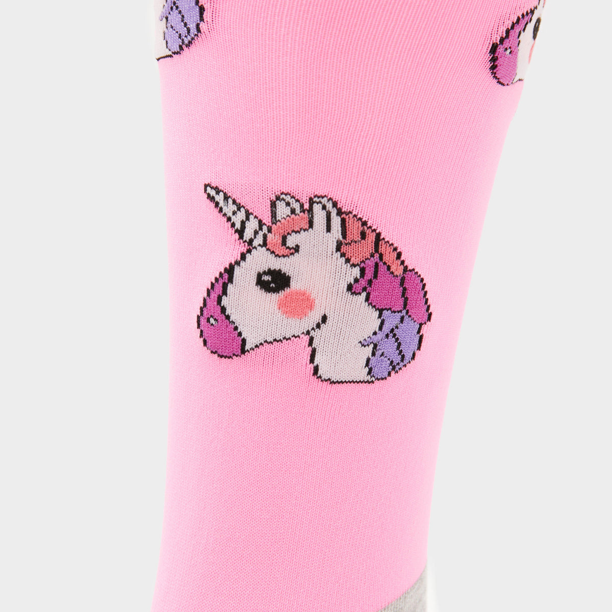 Adults Microfibre Socks Pink Unicorn