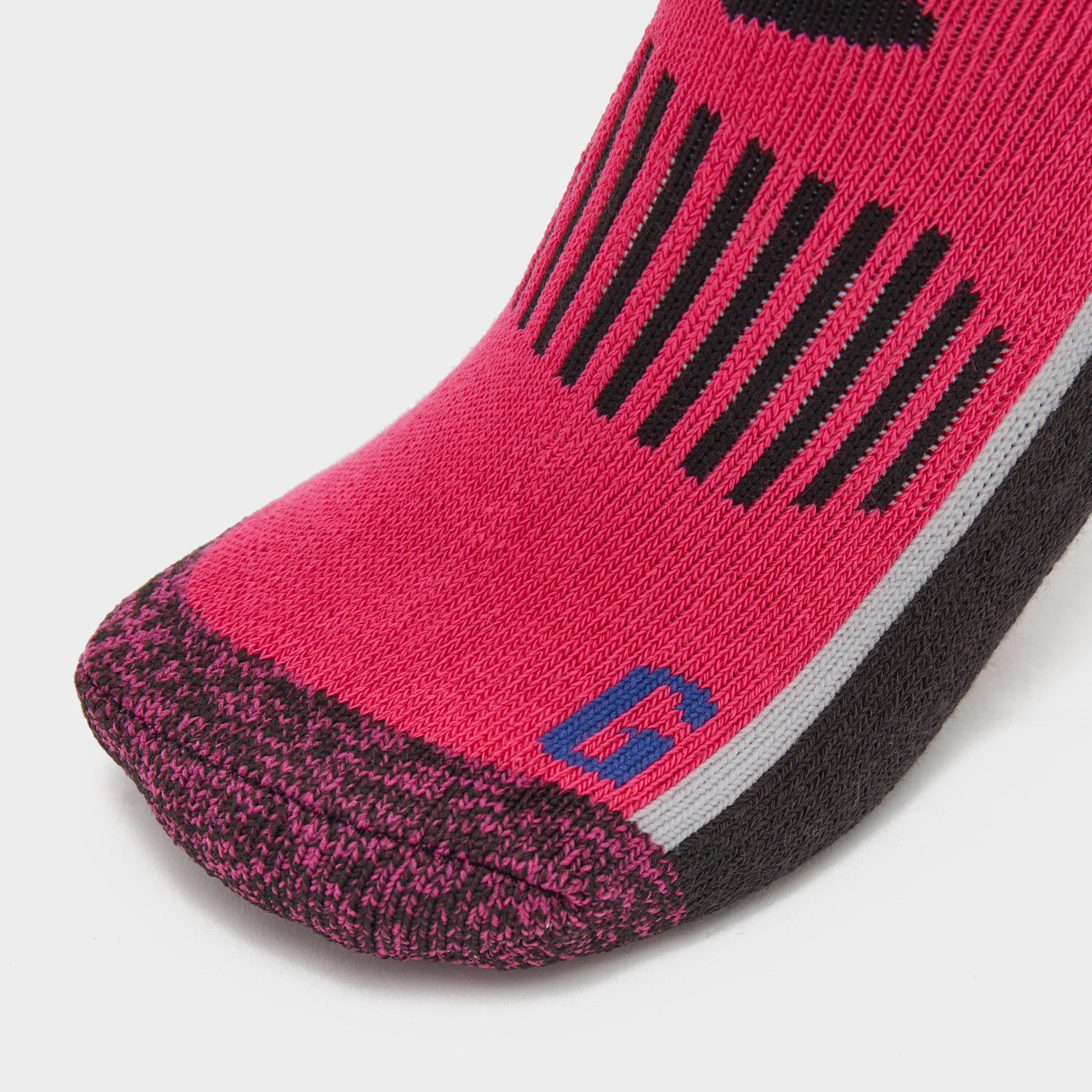 Womens Patterdale Long Socks Cerise/Black