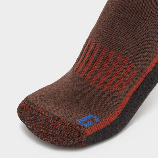 Mens Patterdale Socks Brown/Black