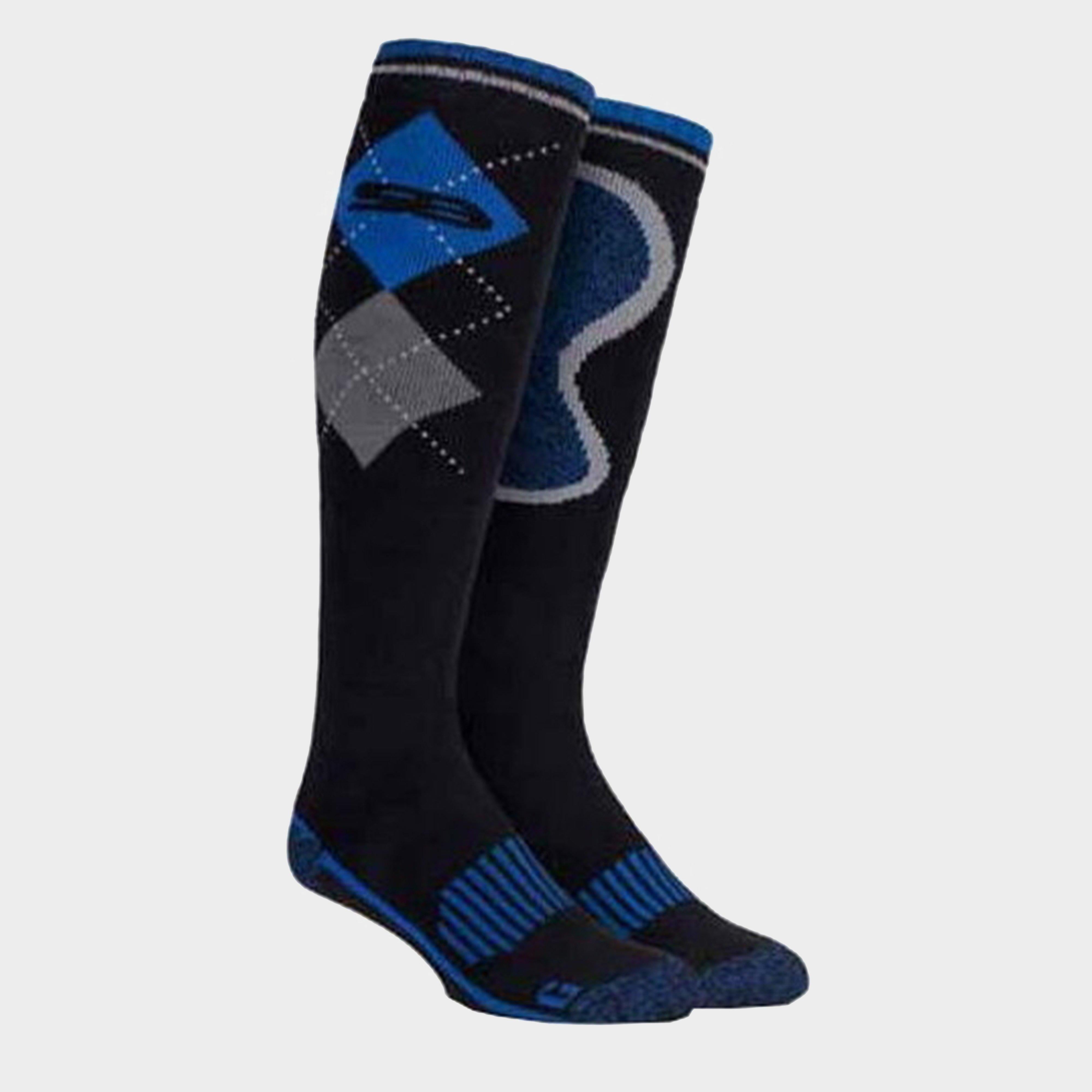 Mens Patterdale Socks Black/Blue