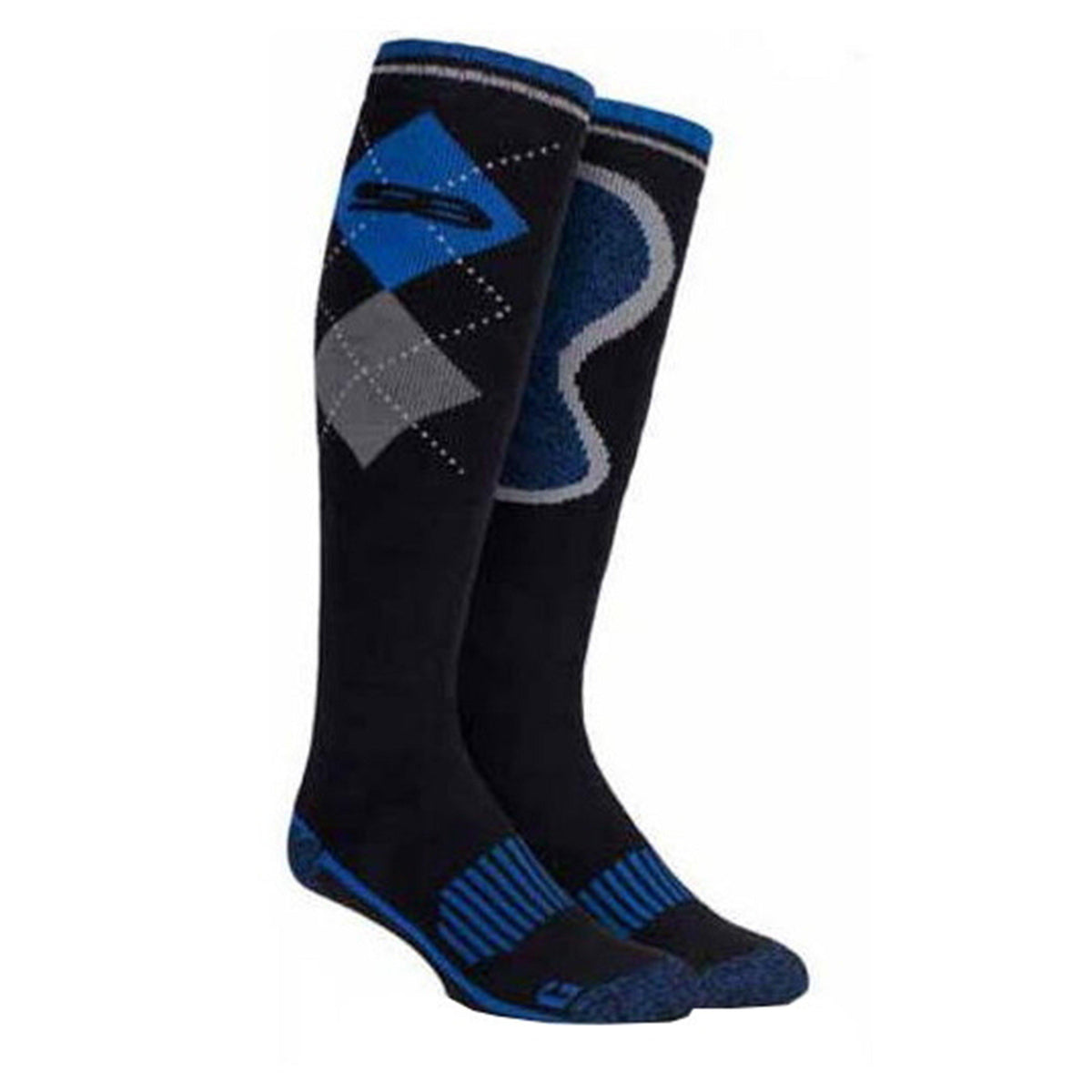 Mens Patterdale Socks Black/Blue