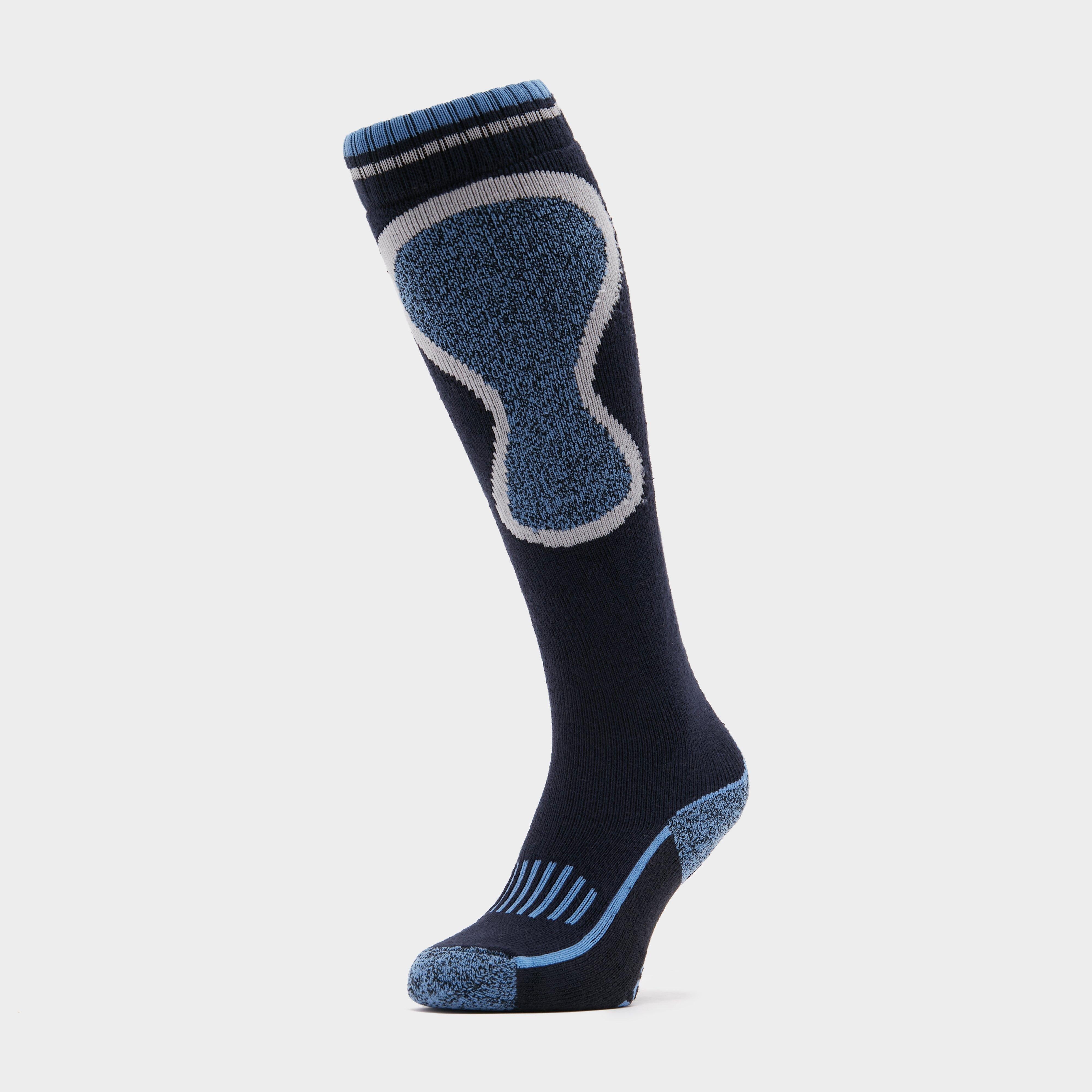 Womens Patterdale Logo Socks Navy/Blue