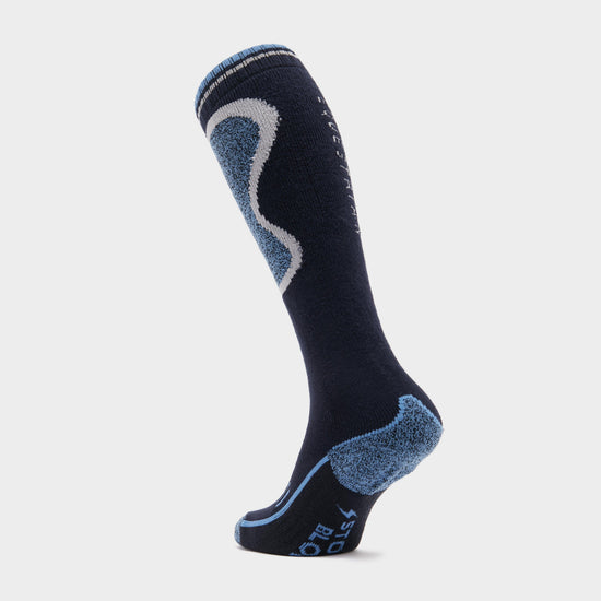 Womens Patterdale Logo Socks Navy/Blue