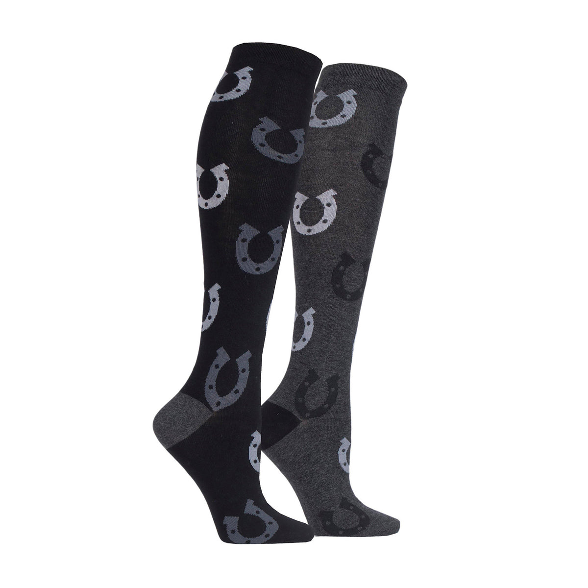 StormBloc® Equestrian Kids Horseshoe Socks 2 Pack Black