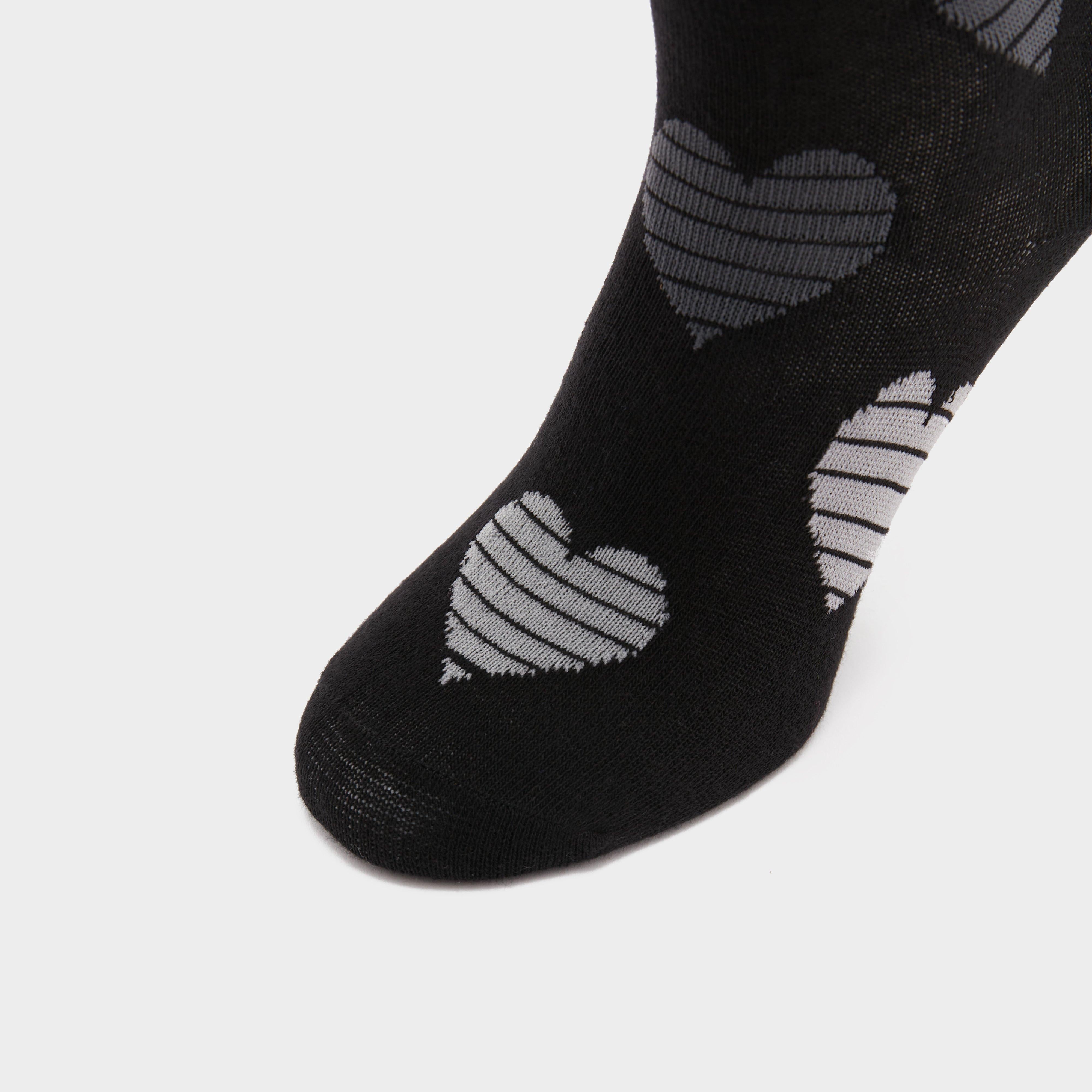 StormBloc® Equestrian Kids Hearts Socks 2 Pack Black