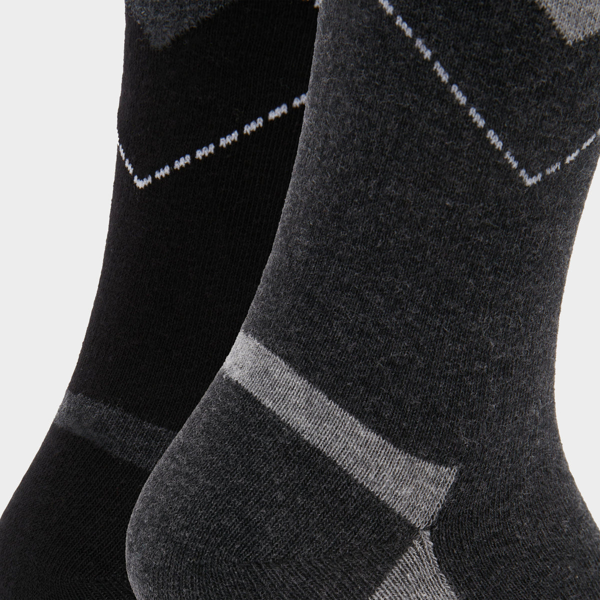 StormBloc® Equestrian Ladies Argyle Socks 2 Pack Black