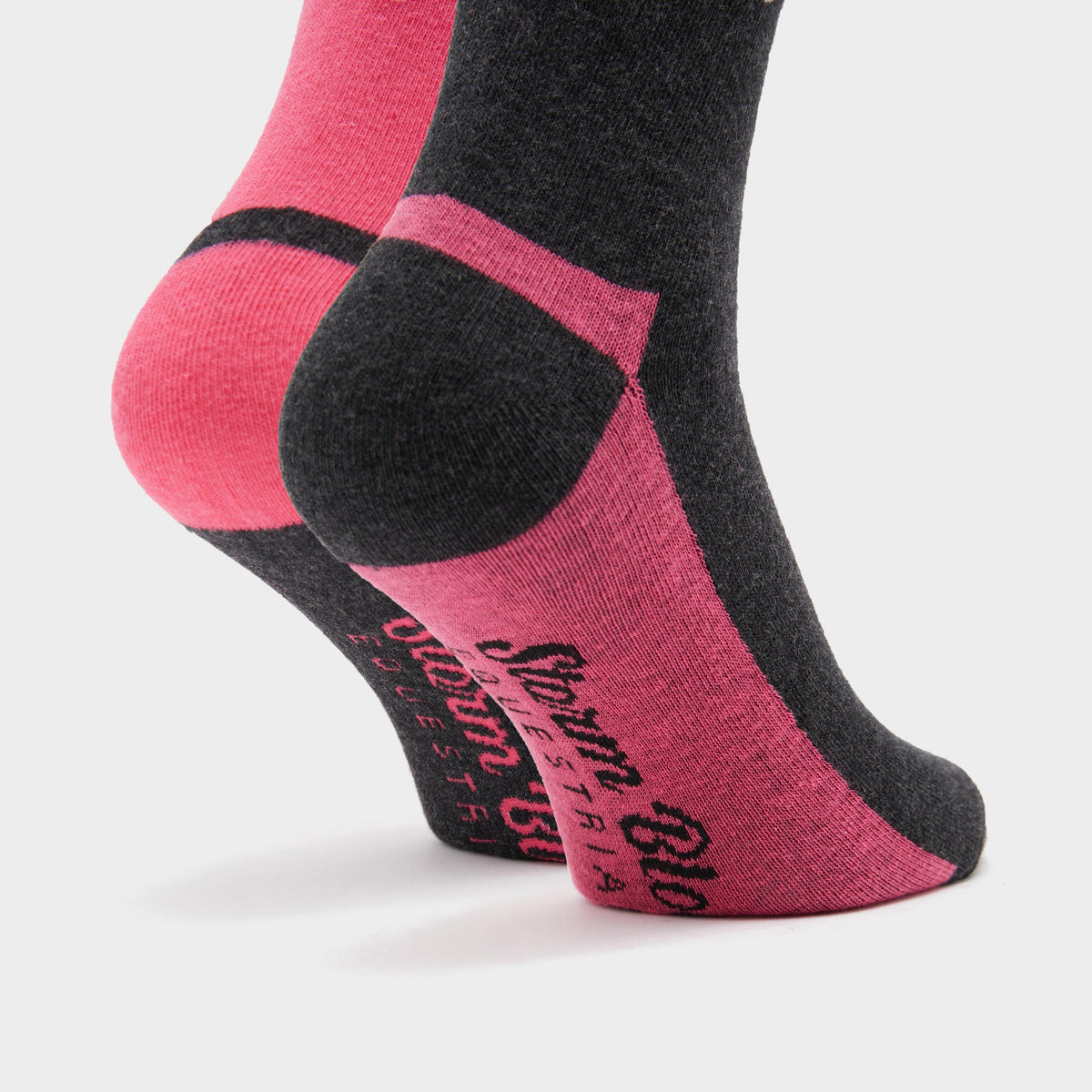 Ladies Argyle Socks 2 Pack Cerise