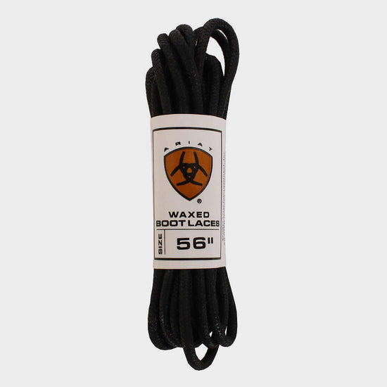 Laces Waxed Black