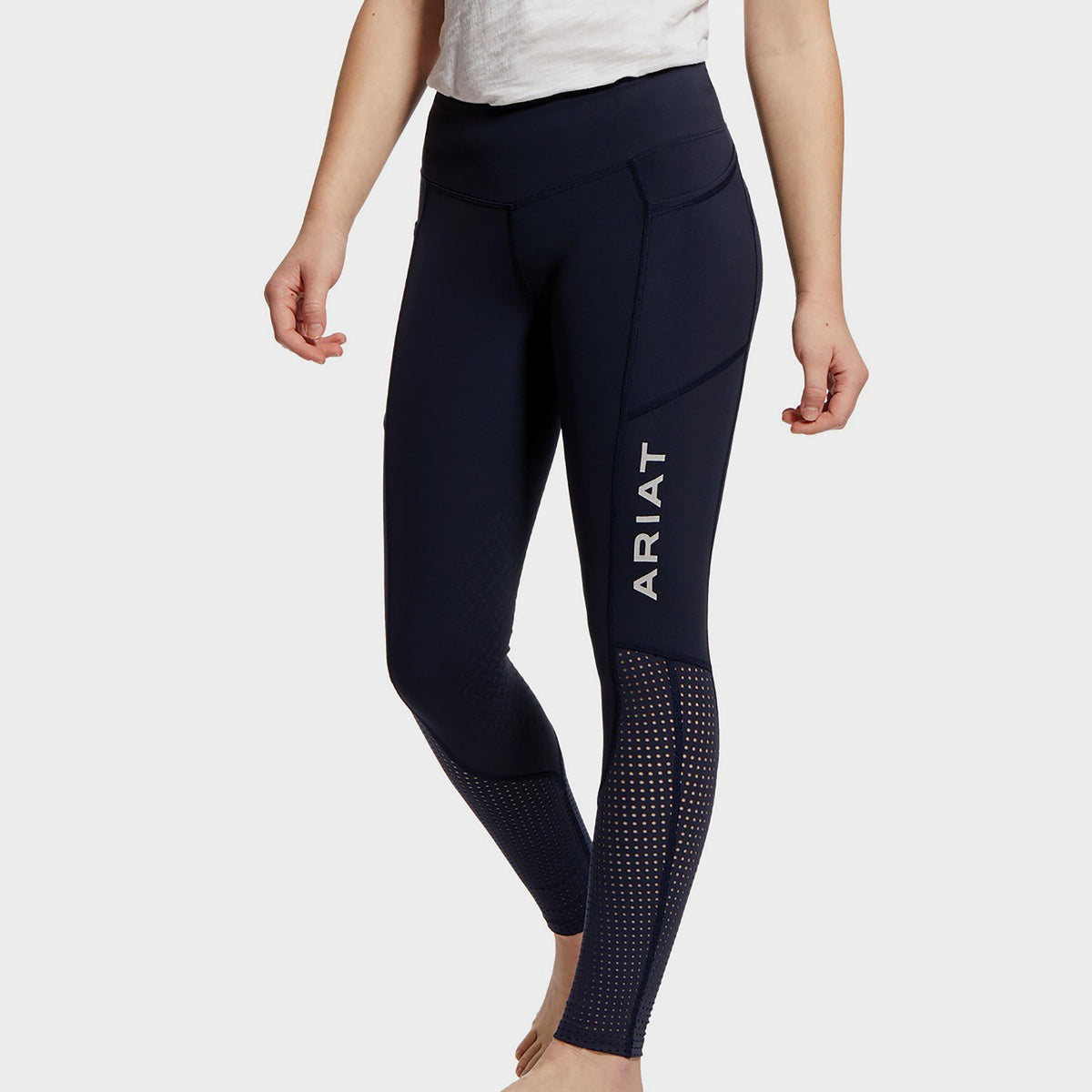 Childs Eos Knee Patch Tights Navy