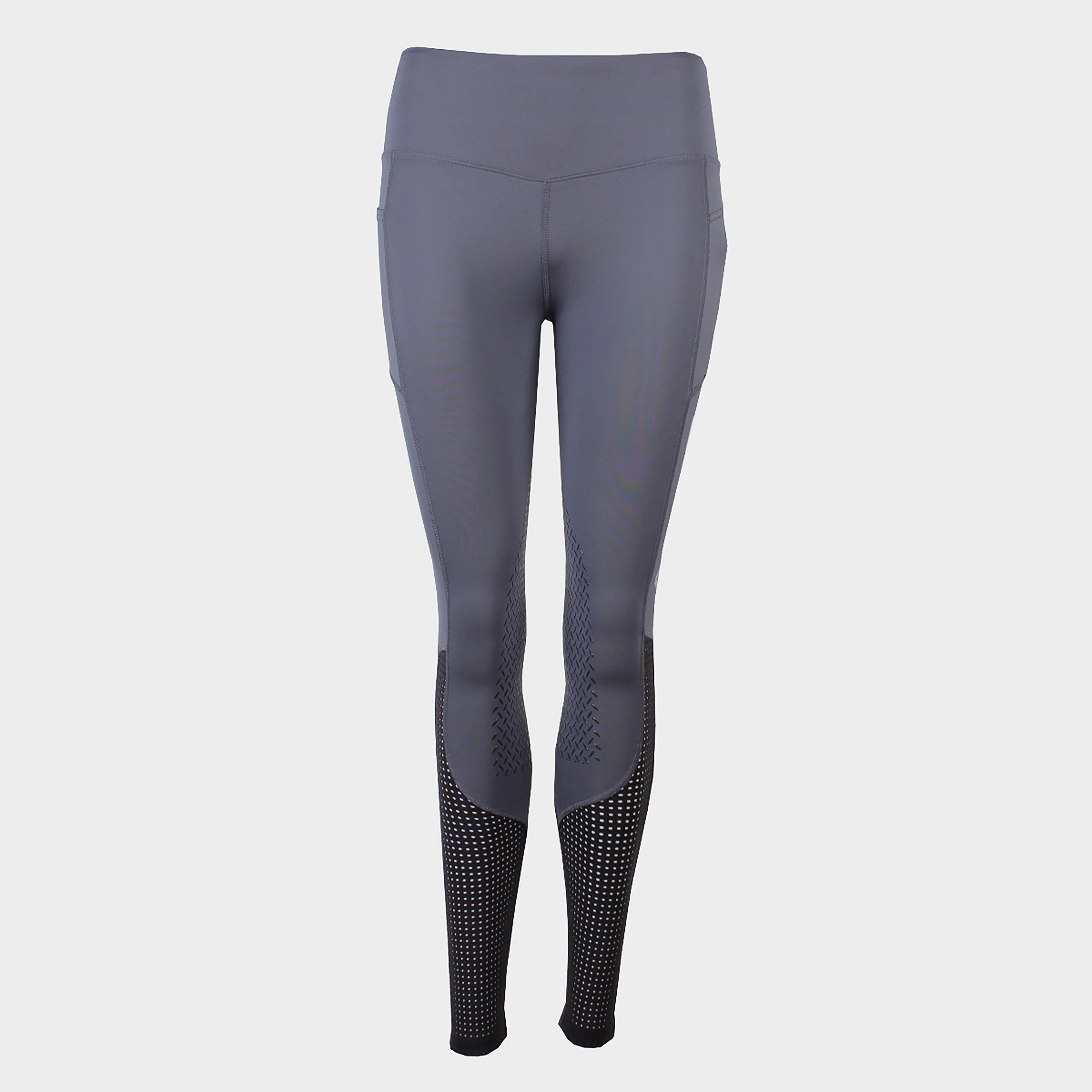 Ladies Eos Knee Patch Tights Grey