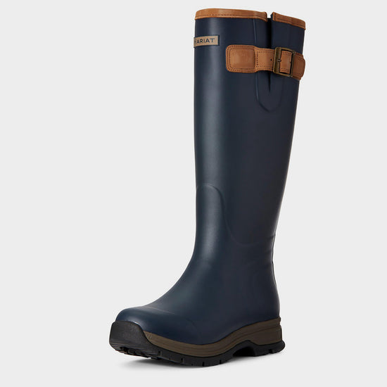 Womens Burford Wellington Boots Navy