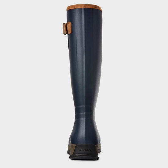 Womens Burford Wellington Boots Navy