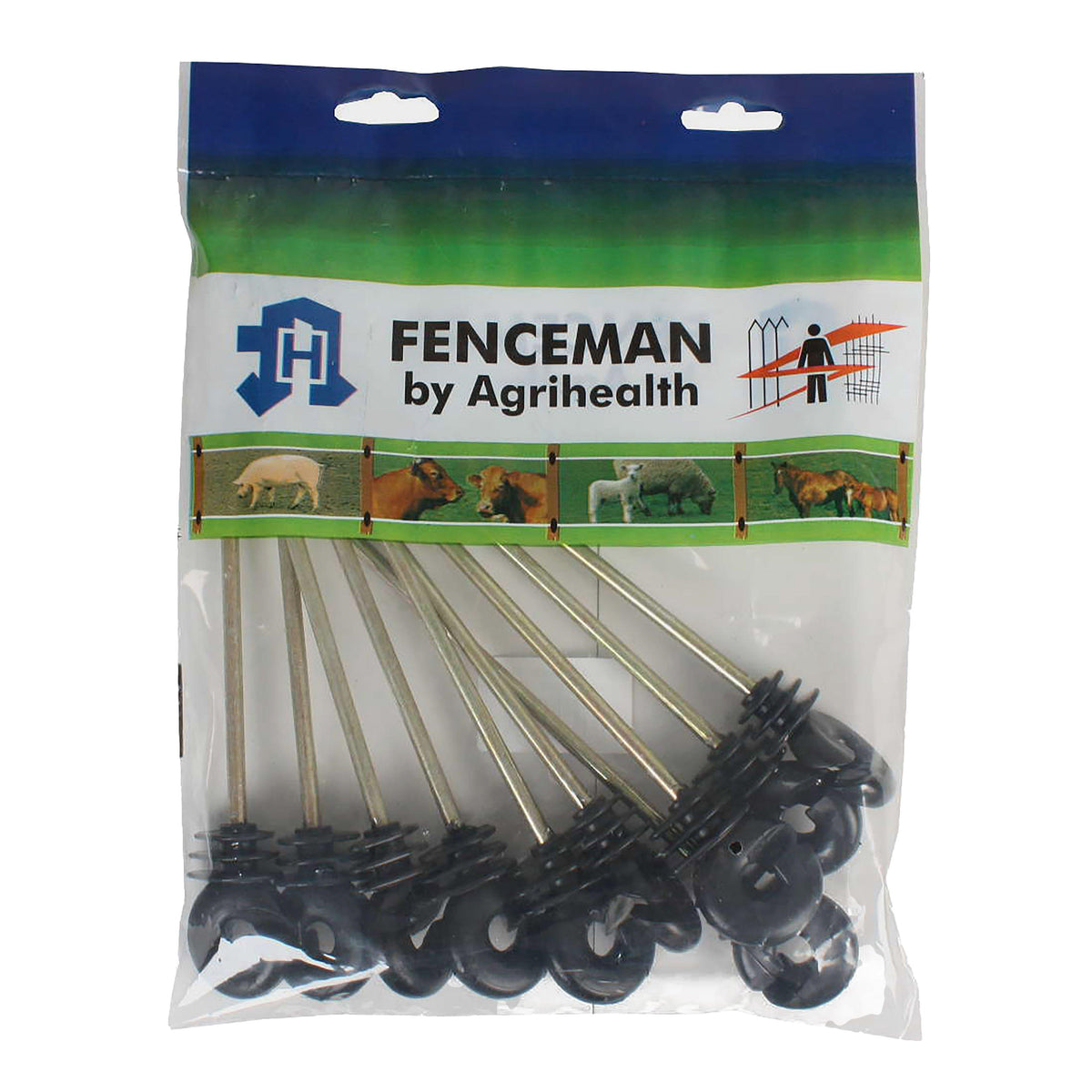 Fenceman Insulator Long Tape and Rope 10 Pack 20mm