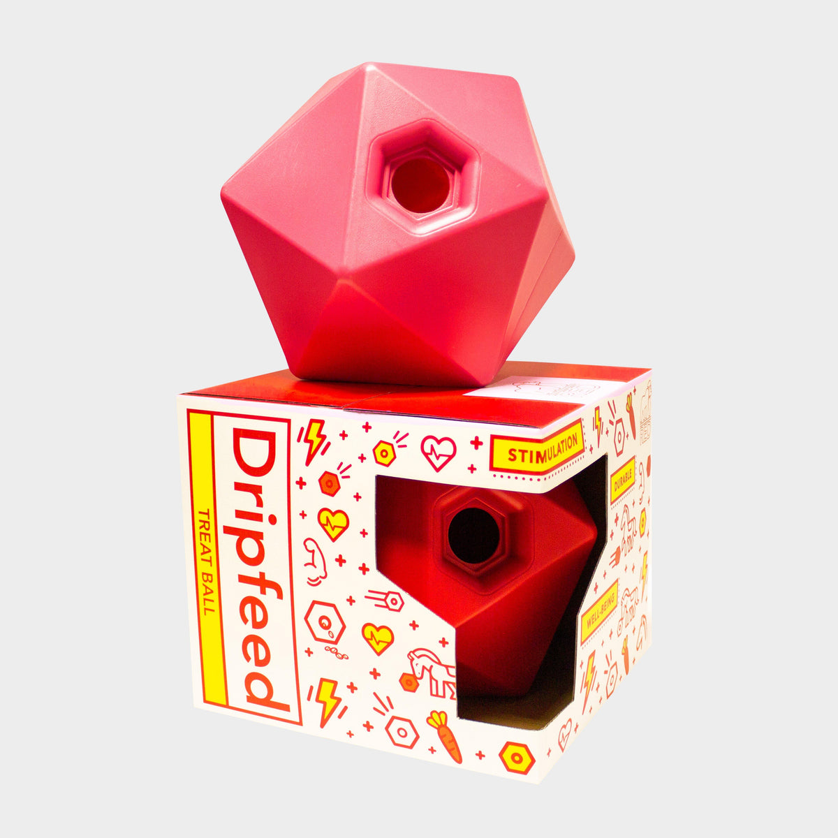 Drip Feed Treat Ball Red