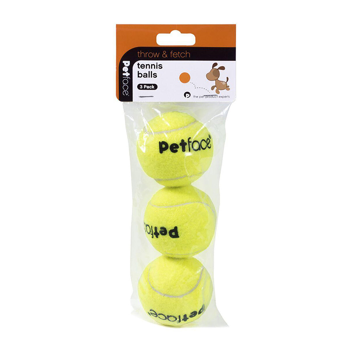 Tennis Balls 3 Pack Yellow