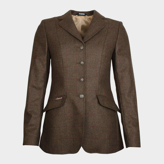 Ladies Epsom Tweed Show Jacket Dark Tweed