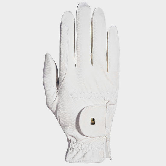 Roeck-Grip Chester Riding Gloves White