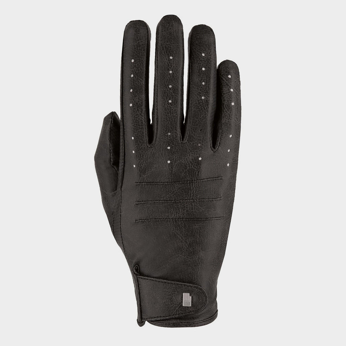 Malaga Riding Gloves Stonewashed Black