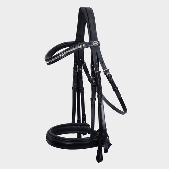 Barcelona Double Bridle Black