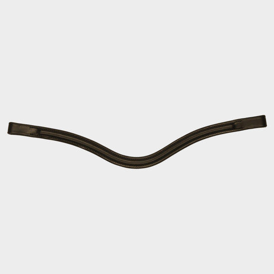 Curved Raised Browband Brown New