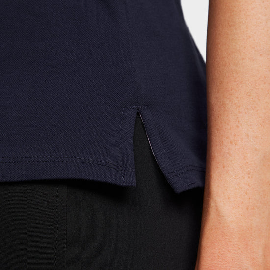 Womens Lily Cap Sleeve Polo True Navy