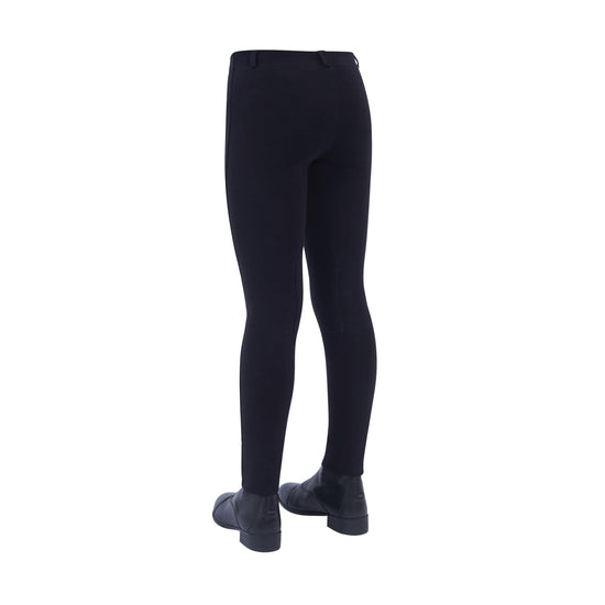 Womens Momentum Supa-Fit Knee Patch Pull On Jodhpurs Black